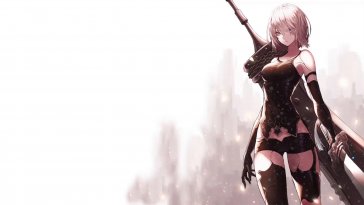 2b nier automata animated wallpaper