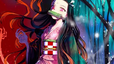 nezuko courage live wallpaper