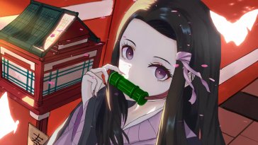 nezuko's gaze live wallpaper