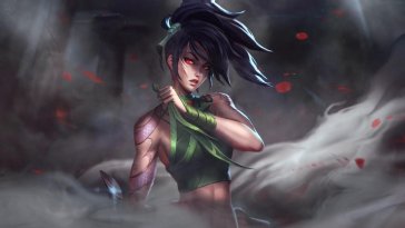 akali ninja skills (lol) live wallpaper