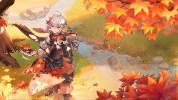 kazuha's fall foliage live wallpaper