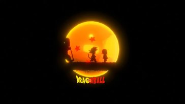 goku and krillin from dragon ball live wallpaper