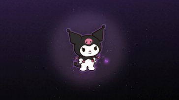 sweet and spooky kuromi live wallpaper