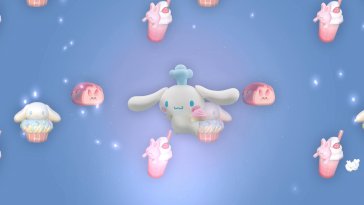 cinnamoroll flying in sweets live wallpaper