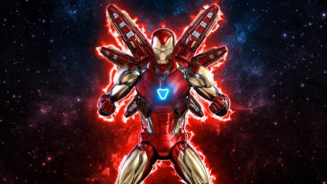 radiant iron man live wallpaper