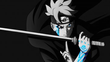 boruto uzumaki with blue tattoo live wallpaper