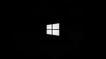 windows glitch logo live wallpaper