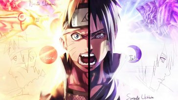 naruto and sasuke angry face live wallpaper