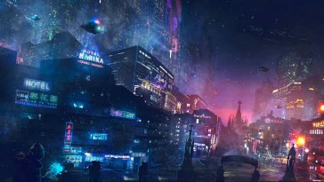 futuristic metropolis live wallpaper