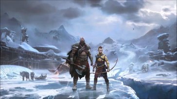 kratos and atreus (god of war) live wallpaper