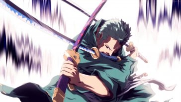 roronoa zoro fighting stance live wallpaper