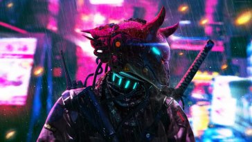 cyberpunk soldier live wallpaper