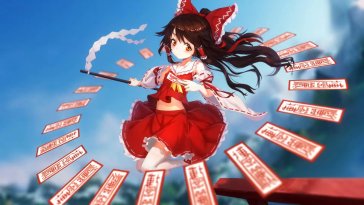 hakurei reimu (touhou) live wallpaper