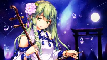 sanae kochiya (touhou project) live wallpaper