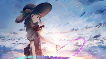 tenshi hinanawi (touhou) animated wallpaper