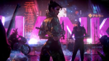 red gangs (cyberpunk 2077) live wallpaper