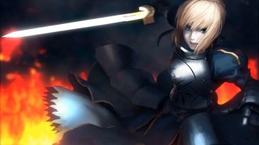 artoria pendragon (saber) live wallpaper