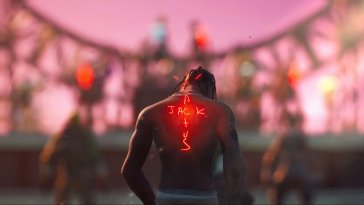 travis scott takes on fortnite live wallpaper