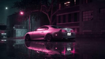 toyota supra animated wallpaper