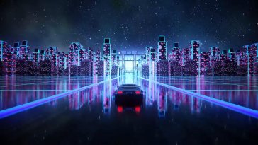 outrun trailblazing car live wallpaper