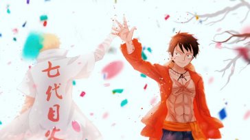 naruto and luffy live wallpaper