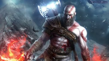 kratos and the leviathan axe live wallpaper