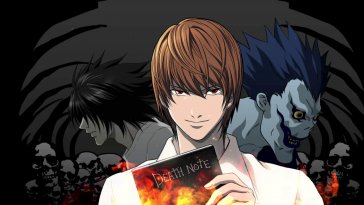 kira holding death note live wallpaper