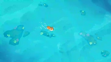 cute corgi swimming live wallpaper