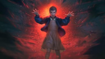 eleven vs scylla (stranger things) live wallpaper