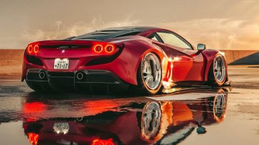 driving ferrari f8 tributo live wallpaper