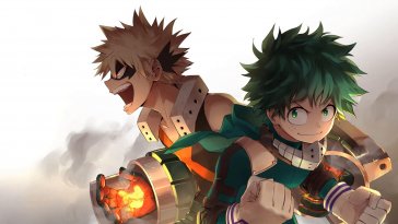 bakugo and midoriya live wallpaper