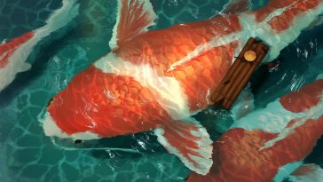 giant koi live wallpaper