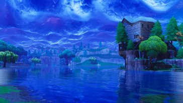 fortnite stormy sky live wallpaper