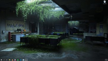 overgrown school live wallpaper