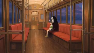 spirited away - train travel live wallpaper