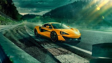 mclaren 570s rolling wheel live wallpaper