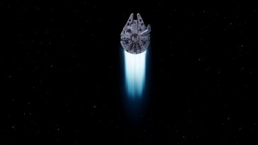 millennium falcon (star wars) live wallpaper