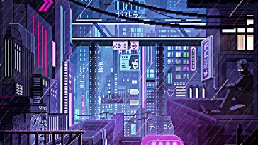 retro cyberpunk live wallpaper