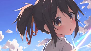 mitsuha from kimi no na wa live wallpaper