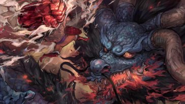 luffy vs kaido live wallpaper