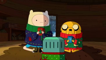 adventure time cozy winter tea live wallpaper