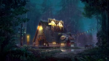 mystery shack (gravity falls) live wallpaper