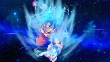 goku blue from dragon ball live wallpaper