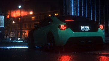 green sports car live wallpaper