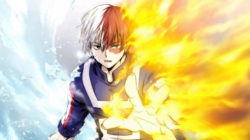 shoto todoroki (my hero academia) live wallpaper