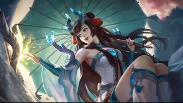 kagura (mobile legends) live wallpaper