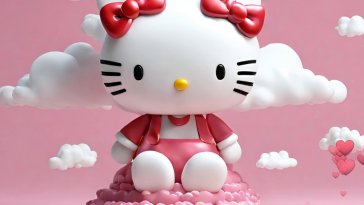 hello kitty flying live wallpaper