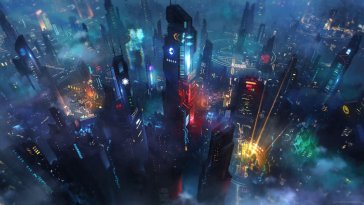 cyberpunk cityscape live wallpaper