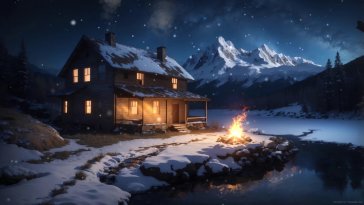 winter house live wallpaper