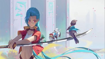 jinx with katana live wallpaper